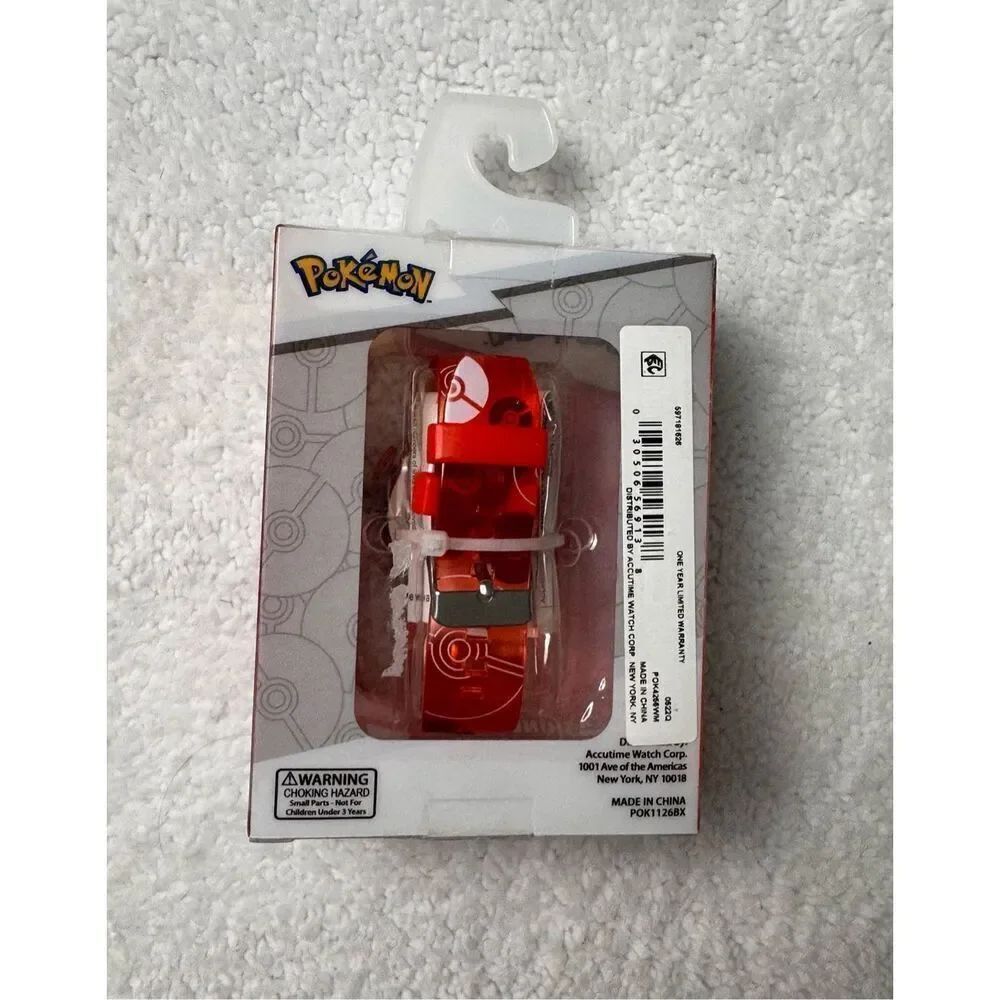 Pokemon Nintendo "Poke Ball" Flashing Dial & Strap Digital Watch - New - Picture 6 of 6
